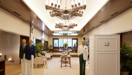 ダンヒルポップアップブティックの写真